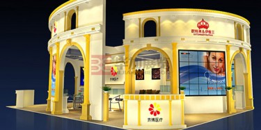 留住美麗，首先要靚麗的美博會展臺裝修