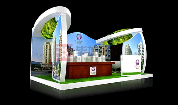 鴻榮源房博會設(shè)計(jì)搭建<br>項(xiàng)目：鴻榮源地產(chǎn) 地點(diǎn)：廣州 面積：33m2