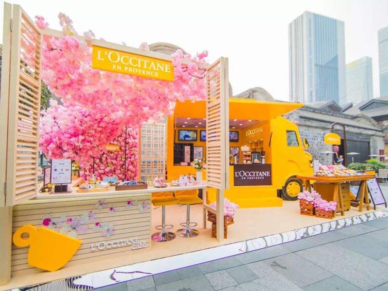 歐舒丹粉櫻咖啡—快閃店設(shè)計裝修 歐舒丹粉櫻咖啡—快閃店設(shè)計裝修