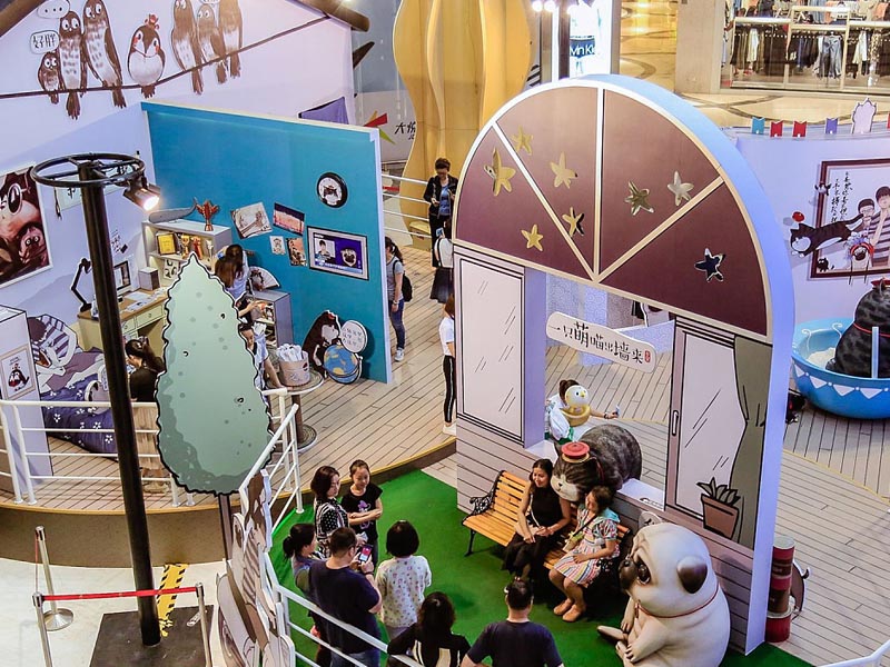 吾皇萬(wàn)睡—快閃店搭建 吾皇萬(wàn)睡—快閃店搭建