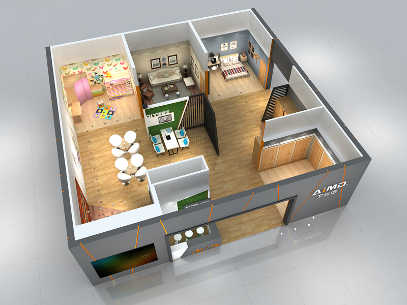 艾穆德衣柜——家具展設(shè)計搭建 艾穆德衣柜——家具展設(shè)計搭建