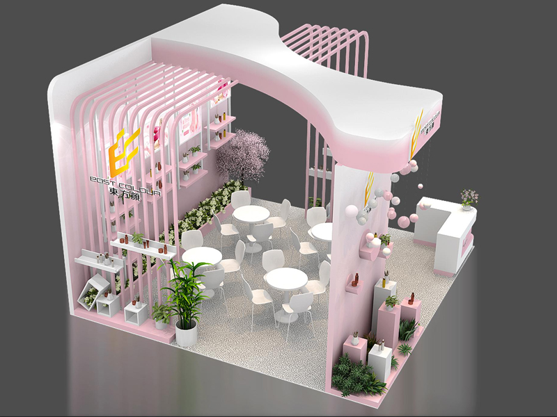 東方顏——美博會特裝搭建 東方顏——美博會特裝搭建